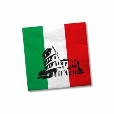 100 papieren servetjes italie