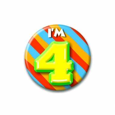 4 jaar button