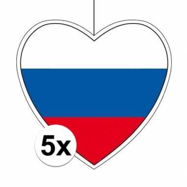 5x thema rusland hangversiering hart 28