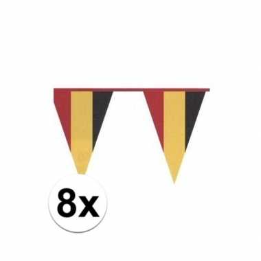 8x vlaggenlijn belgische kleuren