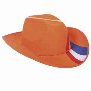 Cowboy hoed oranje kleur
