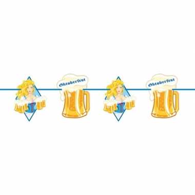 Feestartikelen oktoberfest slingertje 10 m