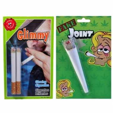 Fun/fop pakket nep sigaret/joint
