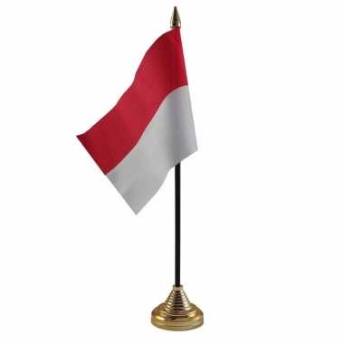 Polyester indonesische vlag bureau 10 15