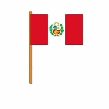Polyester zwaaivlag peru