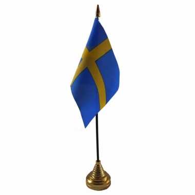 Polyester zweedse vlag bureau 10 15