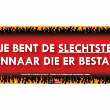 Sticky devil stickers tekst slechtste minaar