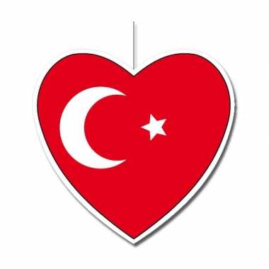Versiering hart turkse vlag 30