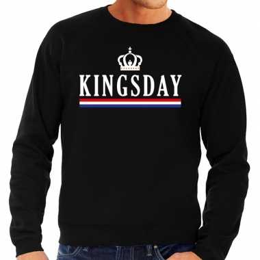 Zwart kingsday sweater heren
