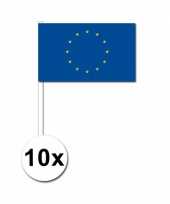 10 zwaaivlaggetjes europese vlag