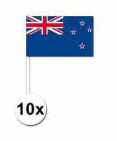 10 zwaaivlaggetjes nieuw zeelandse vlag