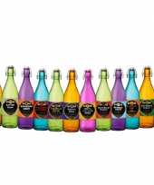 12 halloween flessen etiketten