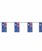 2 stuks papieren vlaggetjes slingers vlaggen australie