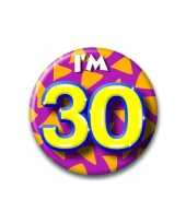 30 jaar button