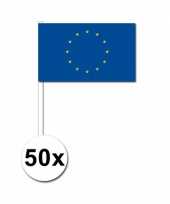 50 zwaaivlaggetjes europese vlag