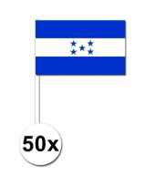 50 zwaaivlaggetjes hondurase vlag