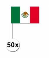 50 zwaaivlaggetjes mexicaanse vlag