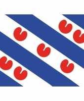 5x friesland vlag stickers 7 5 50