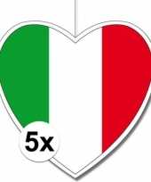 5x thema itali hangversiering hart 28