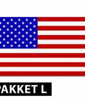 Amerika feestartikelen pakket groot