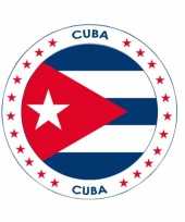 Cuba vlag bierviltjes