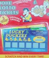 Drie stuks fop krasloten