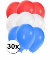 Feest ballonnen kleuren nederland 30x
