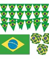 Feestartikelen brazilie versiering pakket 10114092