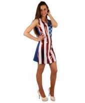 Glitter jurk amerikaanse vlag