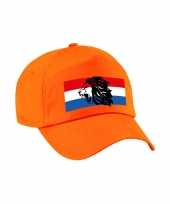Holland supporter pet cap oranje leeuw nederlandse vlag ek wk volwassenen
