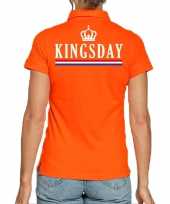 Koningsdag poloshirt kingsday oranje dames