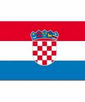 Landen vlag kroatie 90 150