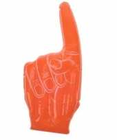 Opblaas hand oranje 55 23