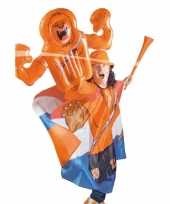 Opblaasbare hand oranje leeuw