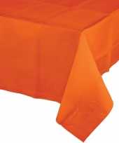 Oranje papieren tafelkleed 137 274