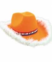 Oranje supporters hoed bontrand