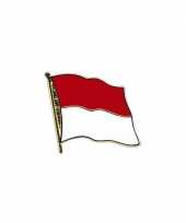 Pin speld vlag indonesie 20 mm