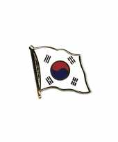 Pin speld vlag zuid korea 20 mm