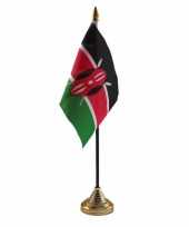Polyester keniaanse vlag bureau 10 15