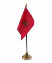 Polyester marokkaanse vlag bureau 10 15