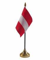 Polyester oostenrijkse vlag bureau 10 15