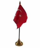 Polyester turkse vlag bureau 10 15