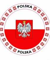 Poolse vlag bierviltjes