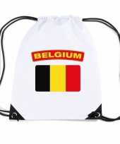 Sporttas rijgkoord vlag belgie