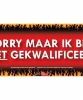 Sticky devil stickers tekst gekwalificeerd