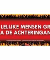 Sticky devil stickers tekst lelijke mensen