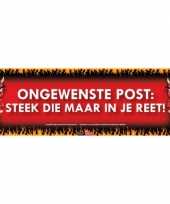 Sticky devil stickers tekst ongewenste post