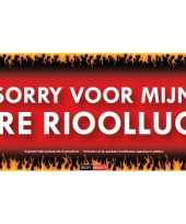 Sticky devil stickers tekst rioollucht