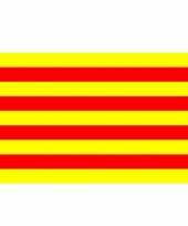 Vlag catalonie ophangringen 90 150